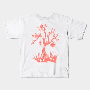 Pink tree Kids T-Shirt